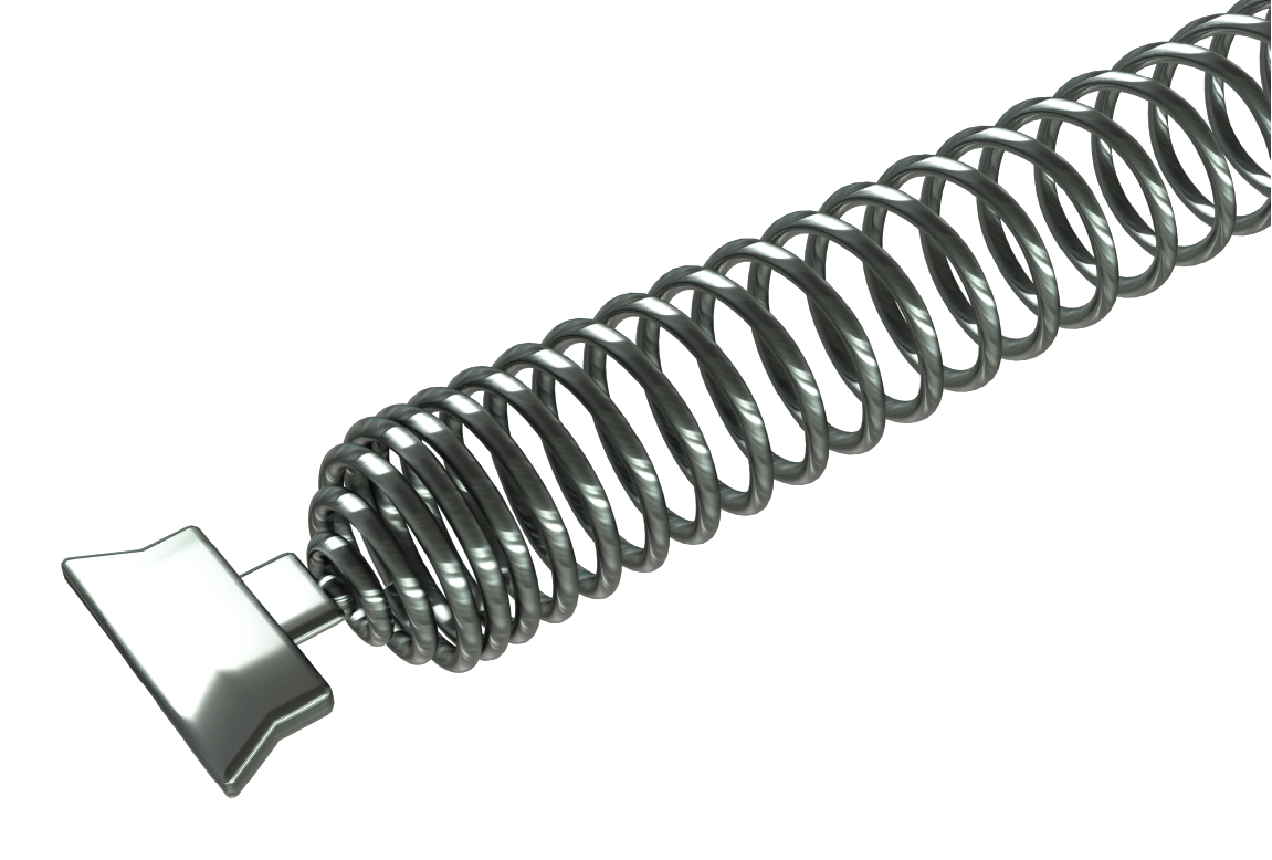 Spiral Turbulators with Anchors 